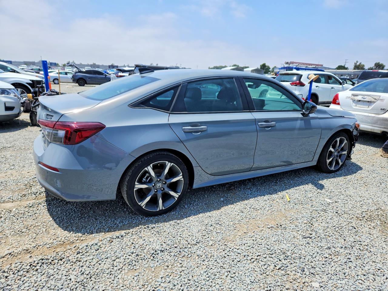 2026 Honda Civic Sport Gray vin: 2HGFE4F82TH302648