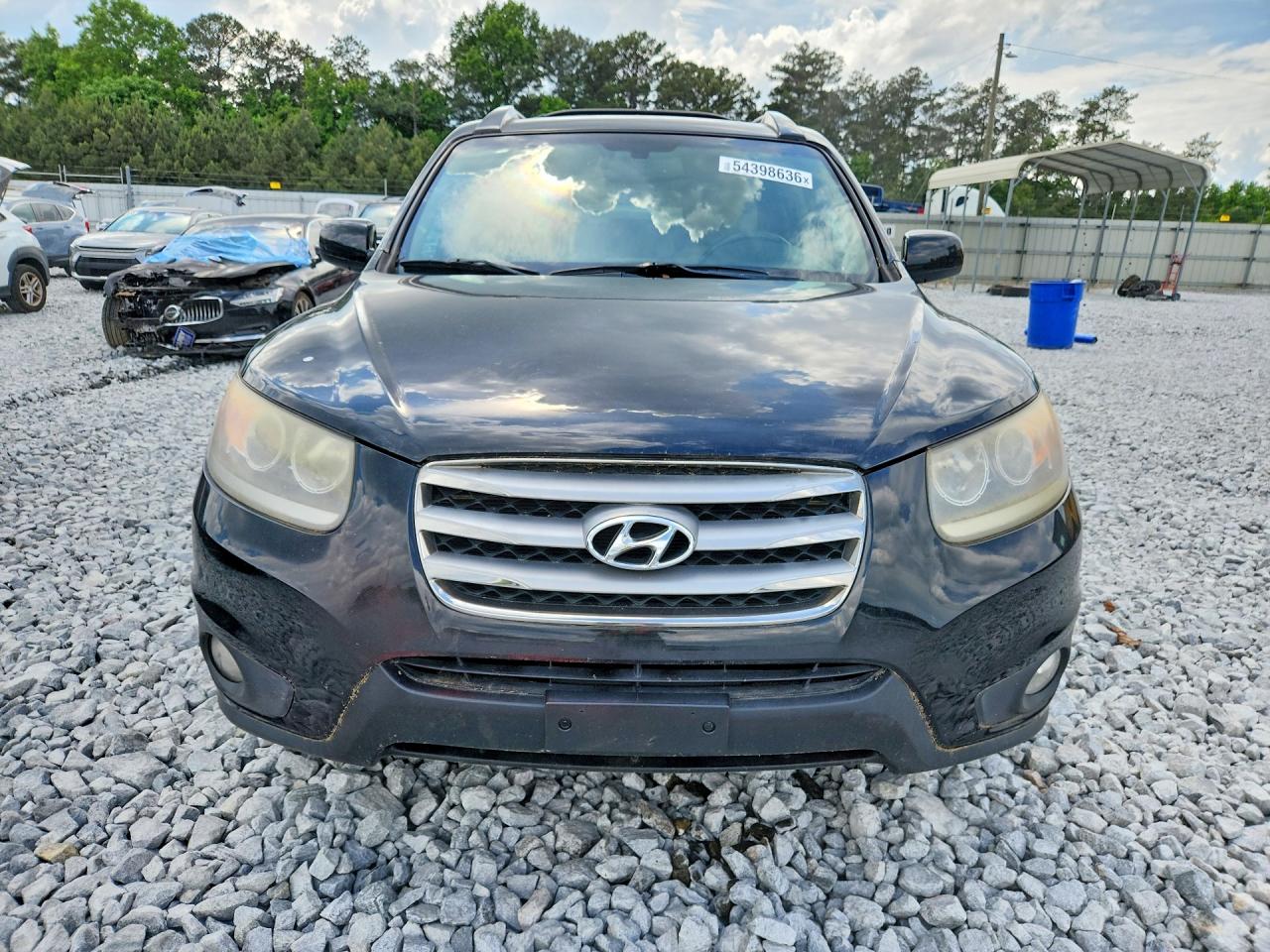 2012 Hyundai Santa Fe Limited Black vin: 5XYZK4AG7CG121336