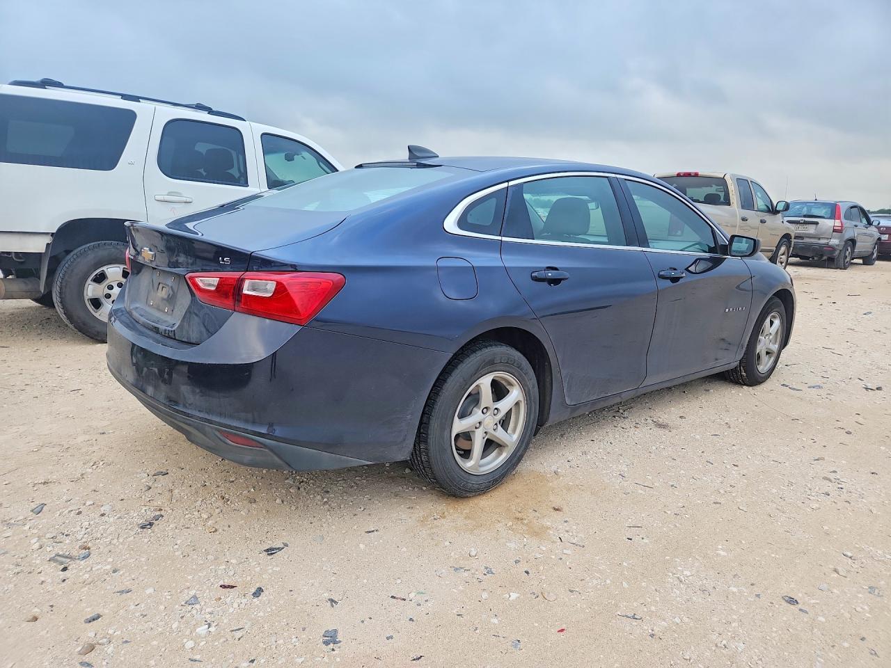 2016 Chevrolet Malibu Ls Blue vin: 1G1ZB5ST8GF183430