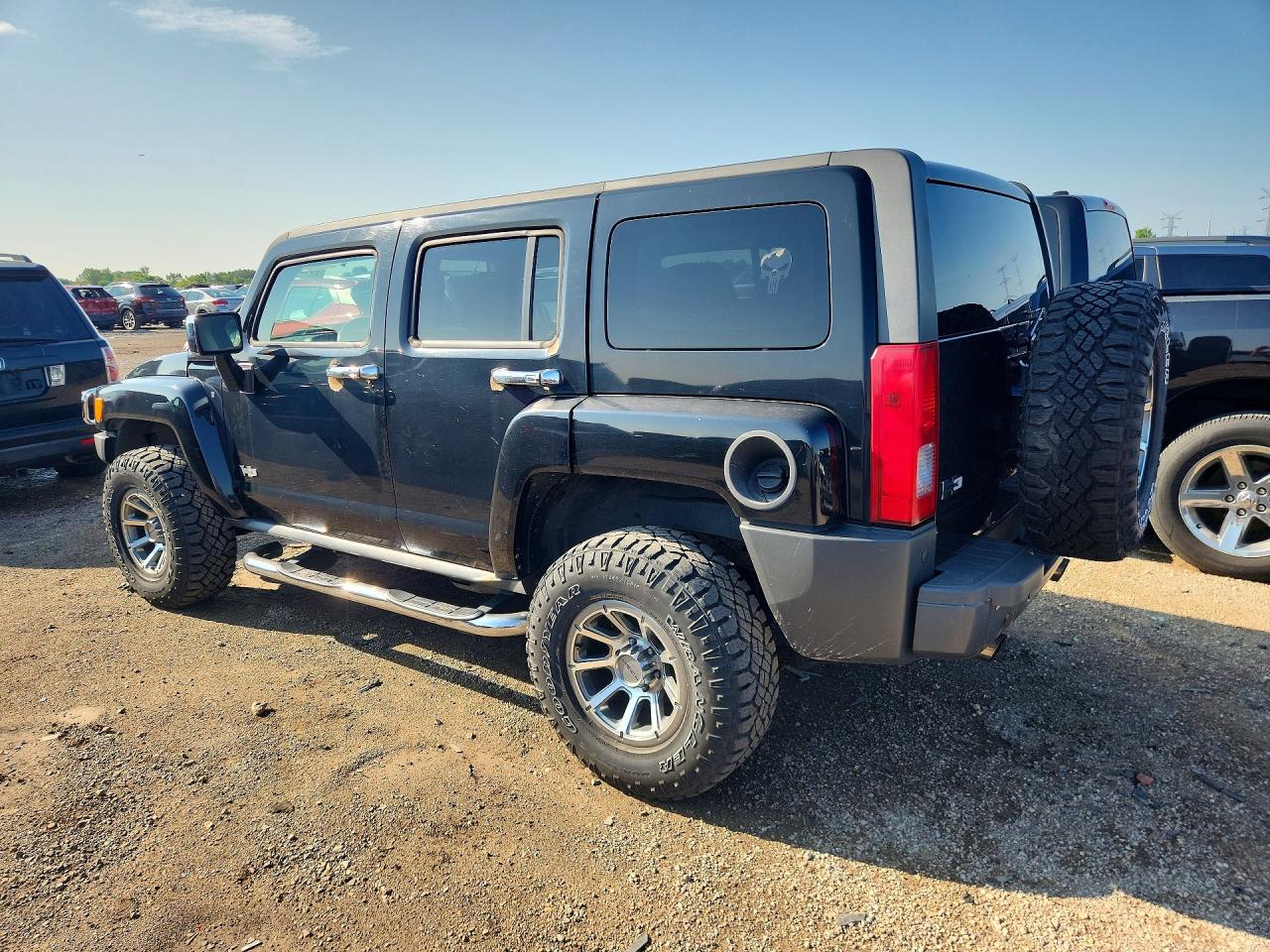 2009 Hummer H3 Черный vin: 5GTEN13E898101654