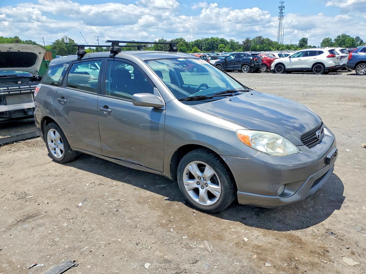 2007 Toyota Matrix Xr Серый vin: 2T1KR30E87C629209