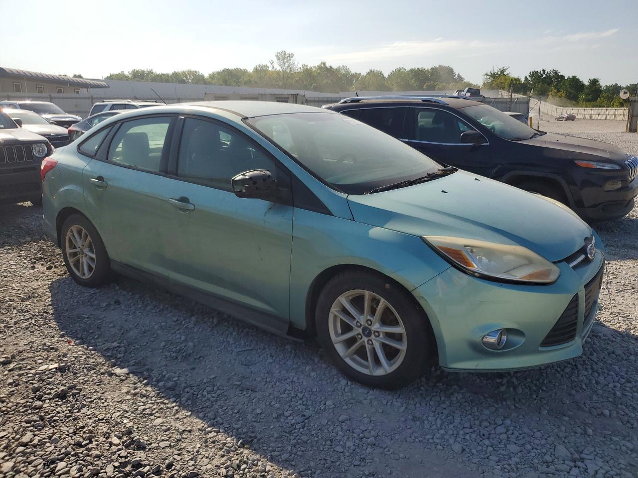 2012 Ford Focus Se Green vin: 1FAHP3F26CL122153