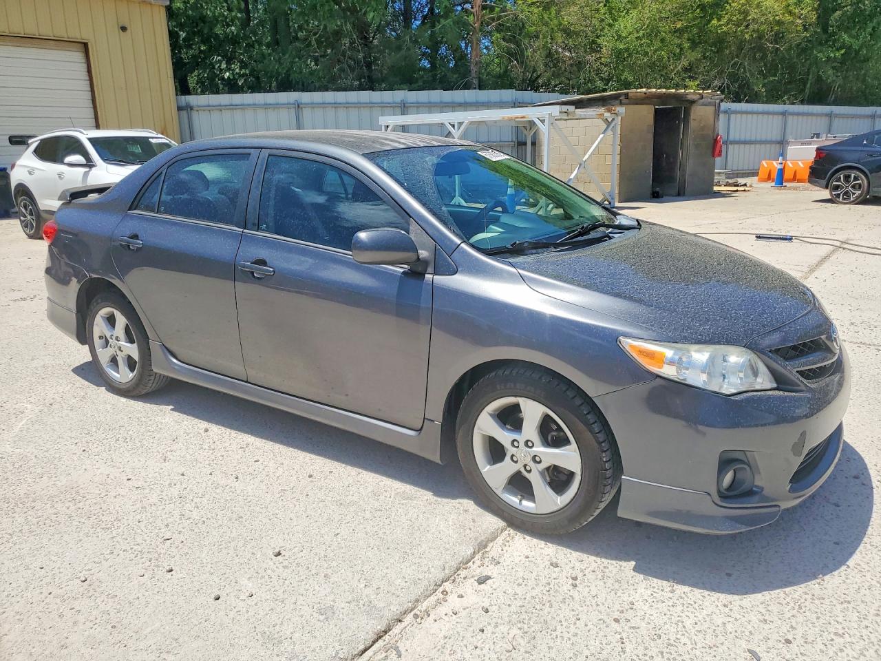 2012 Toyota Corolla S Gray vin: 2T1BU4EE4CC786372