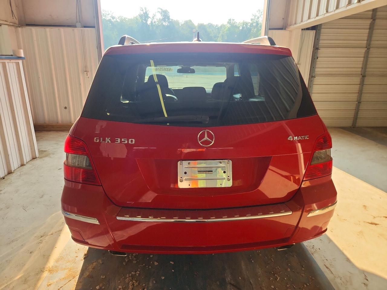 2012 Mercedes-benz Glk 350 4matic Red vin: WDCGG8HB9CF783622