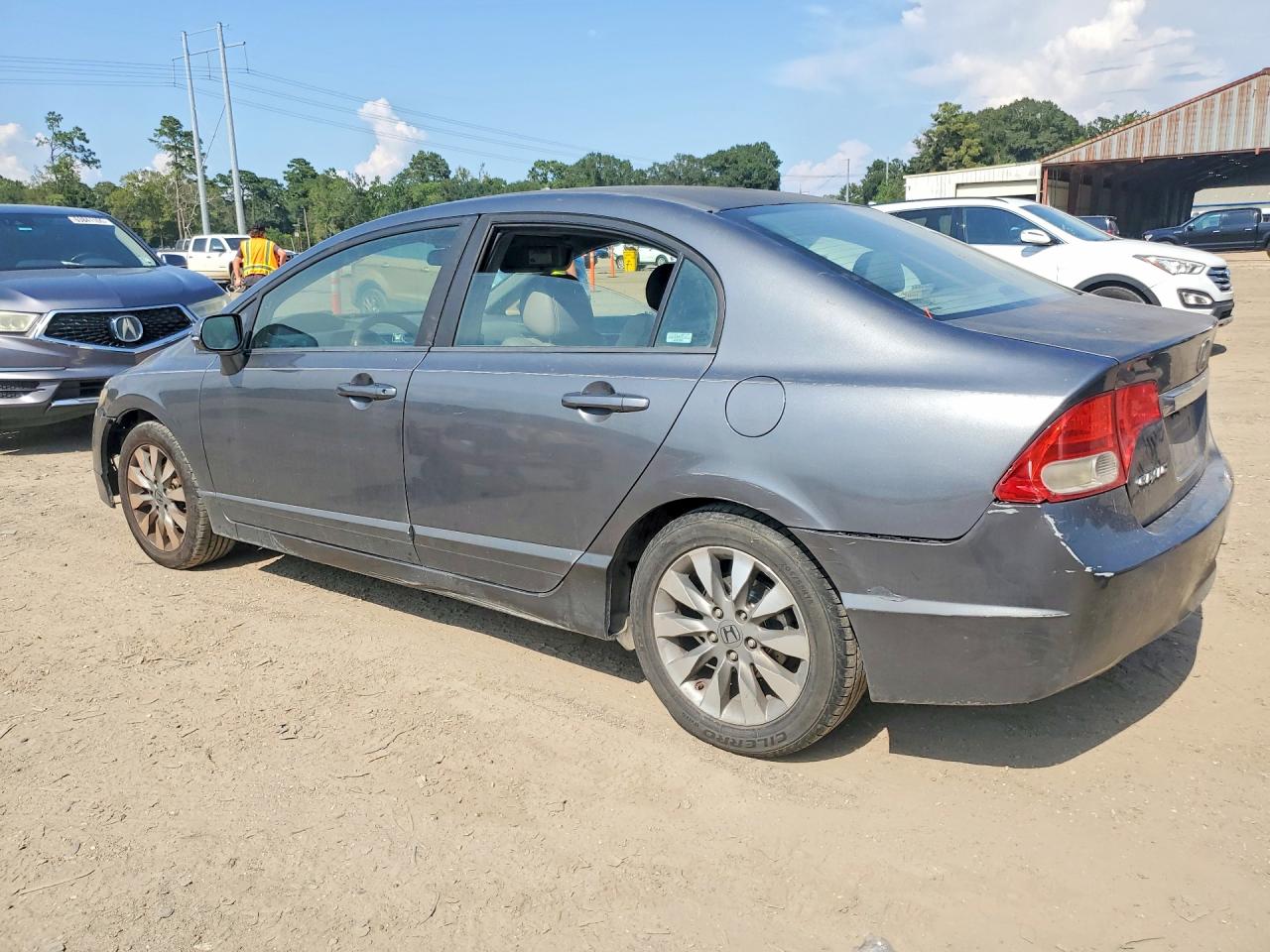 2009 Honda Civic Exl Charcoal vin: 2HGFA16989H530245