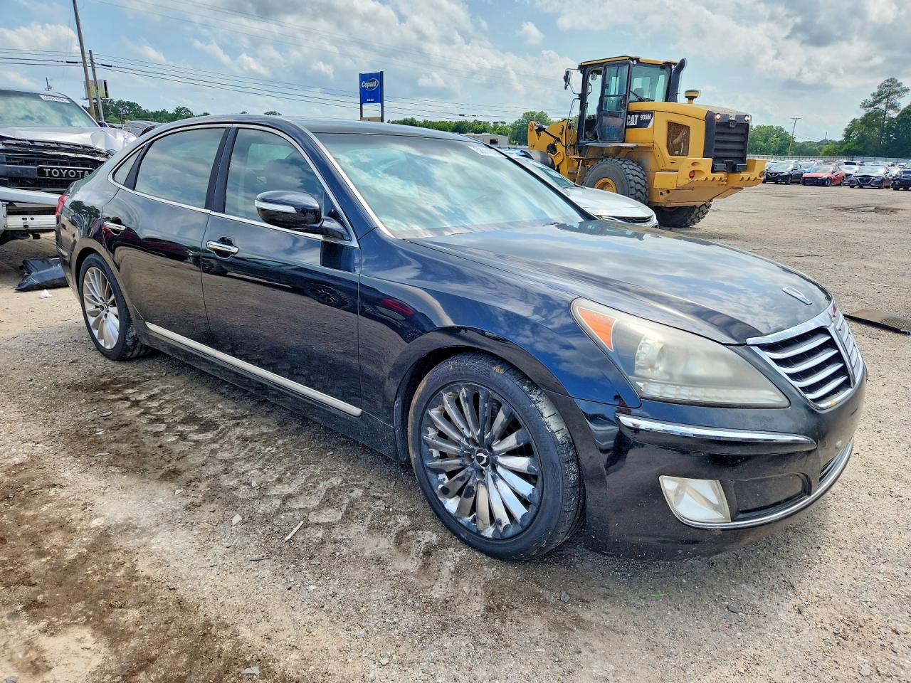 2012 Hyundai Equus Signature Black vin: KMHGH4JHXCU052179