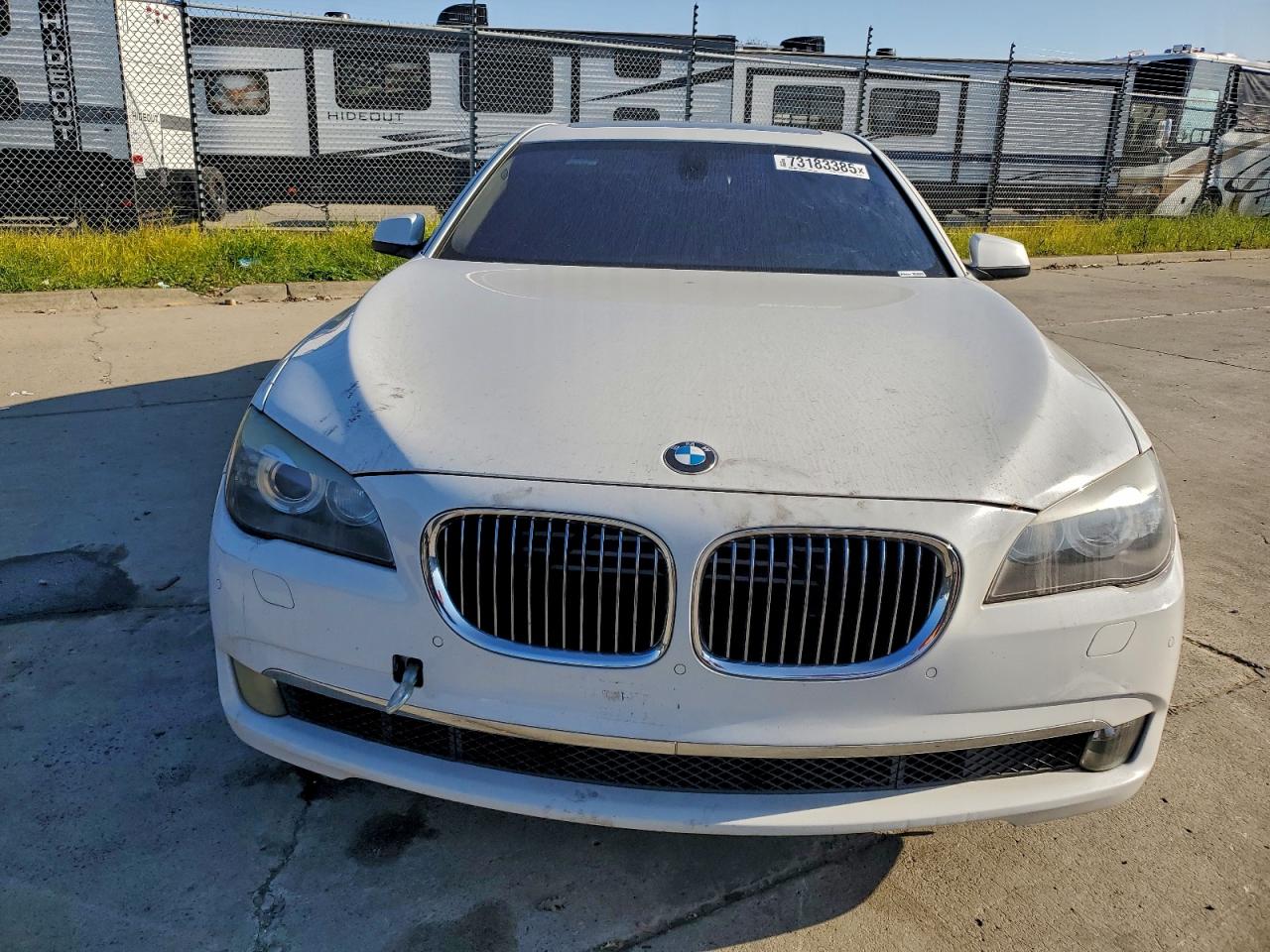 2011 Bmw 750 Li White vin: WBAKX8C52BC198217