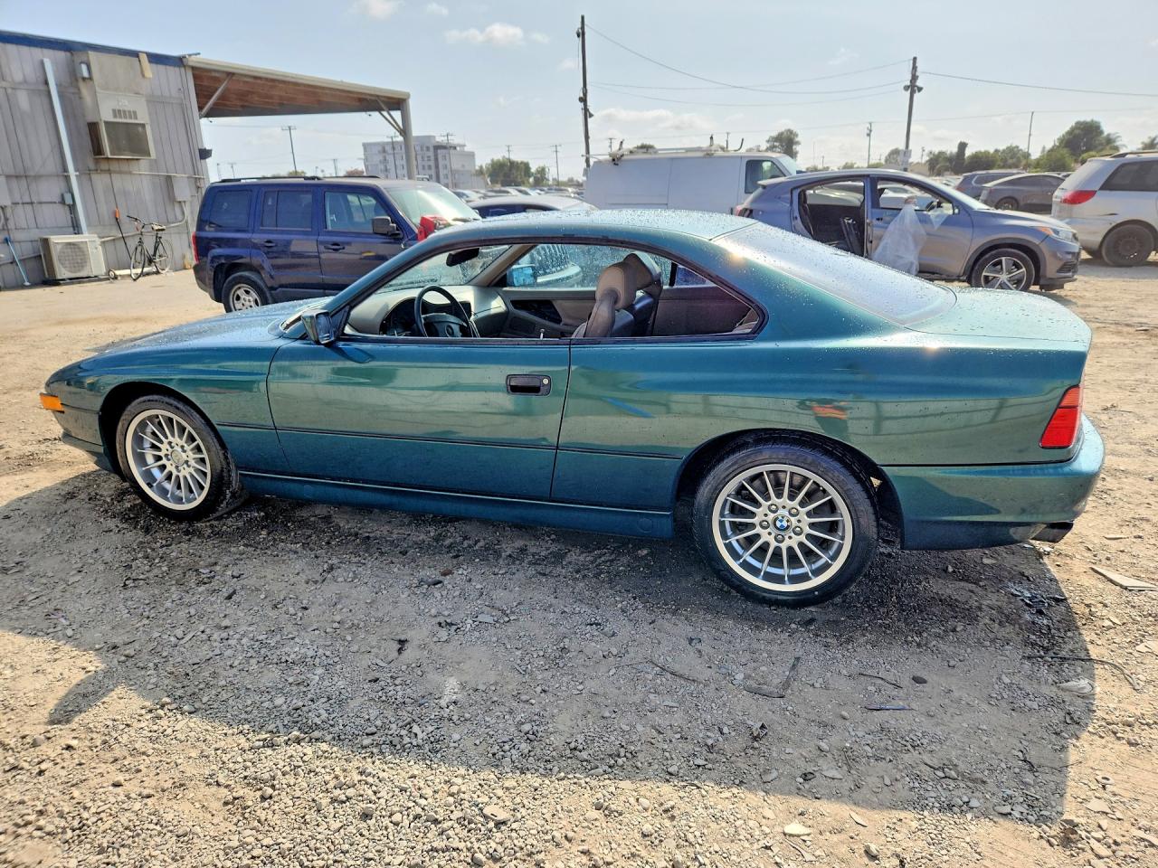 1992 Bmw 850 I Automatic Зеленый vin: WBAEG2318NCB74213