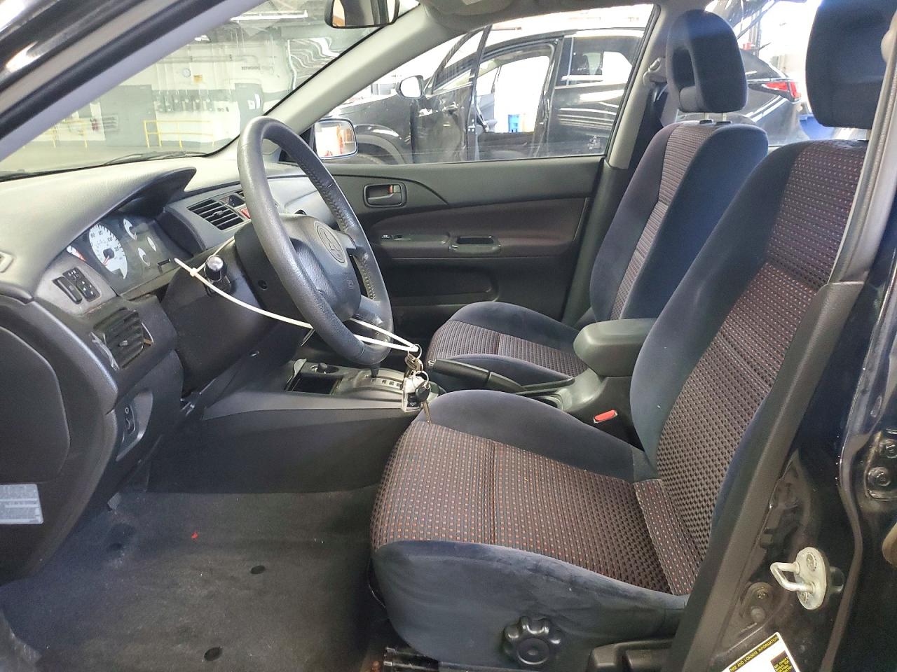2004 Mitsubishi Lancer Ralliart Black vin: JA3AJ66F74U052593