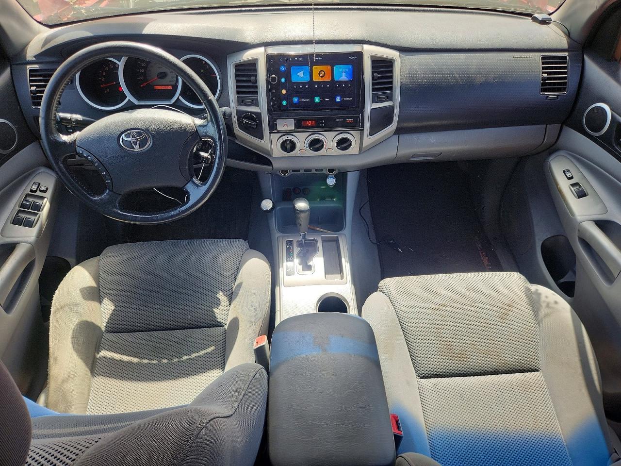 2010 Toyota Tacoma Double Cab Red vin: 3TMLU4EN9AM056059