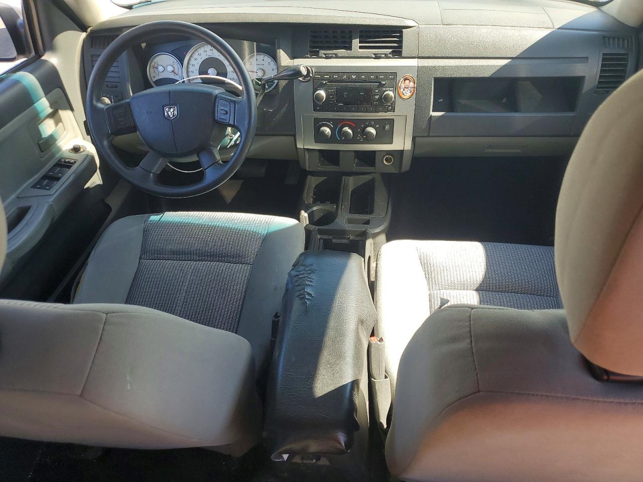 2008 Dodge Dakota Quad Slt White vin: 1D7HE48N98S581435