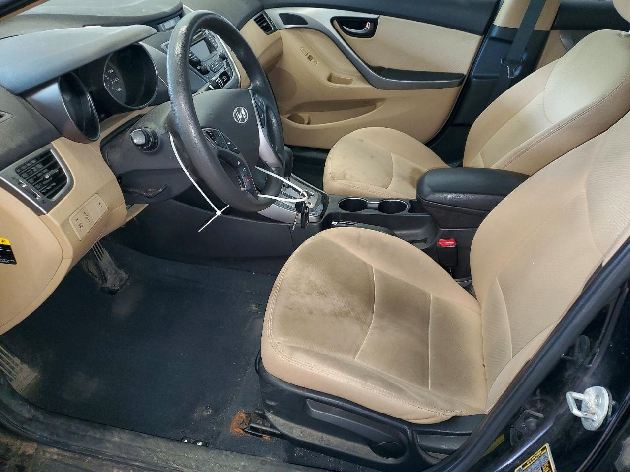 2013 Hyundai Elantra Gls Black vin: 5NPDH4AE6DH348406