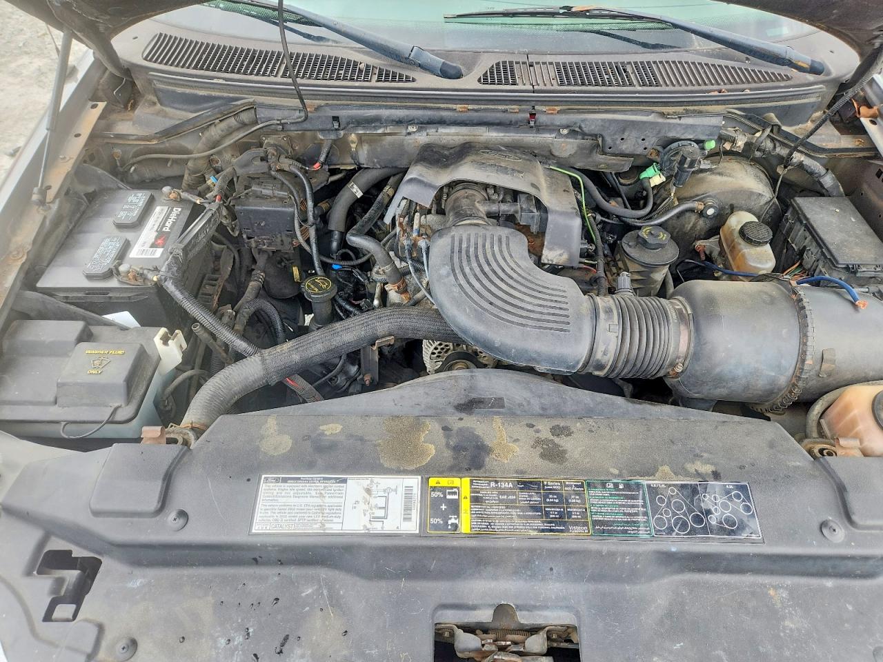 2002 Ford F150 Supercrew Серый vin: 1FTRW07652KC90002