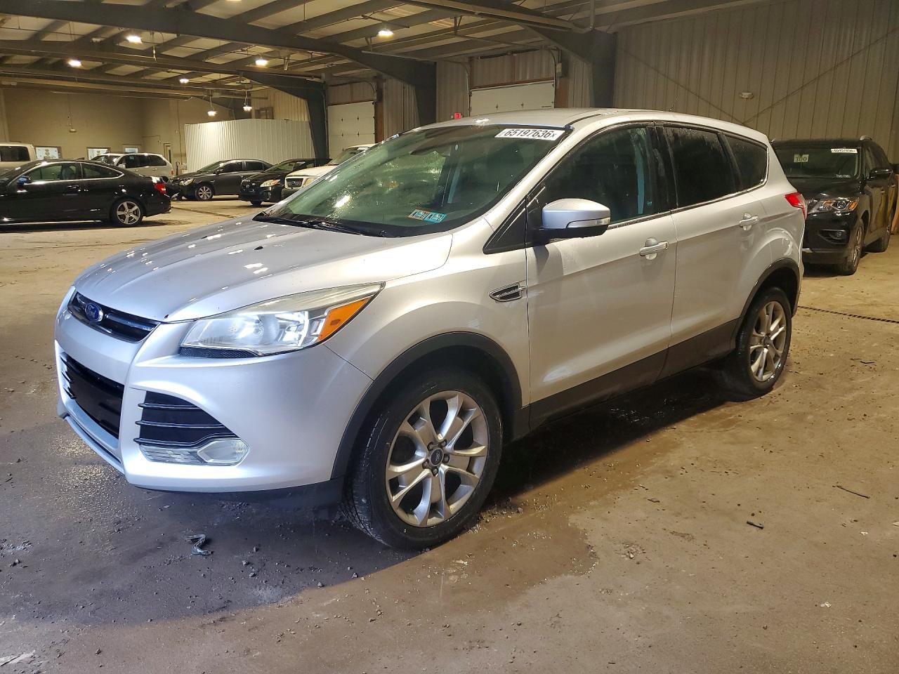 2013 Ford Escape Sel Серебряный vin: 1FMCU9H96DUB37821