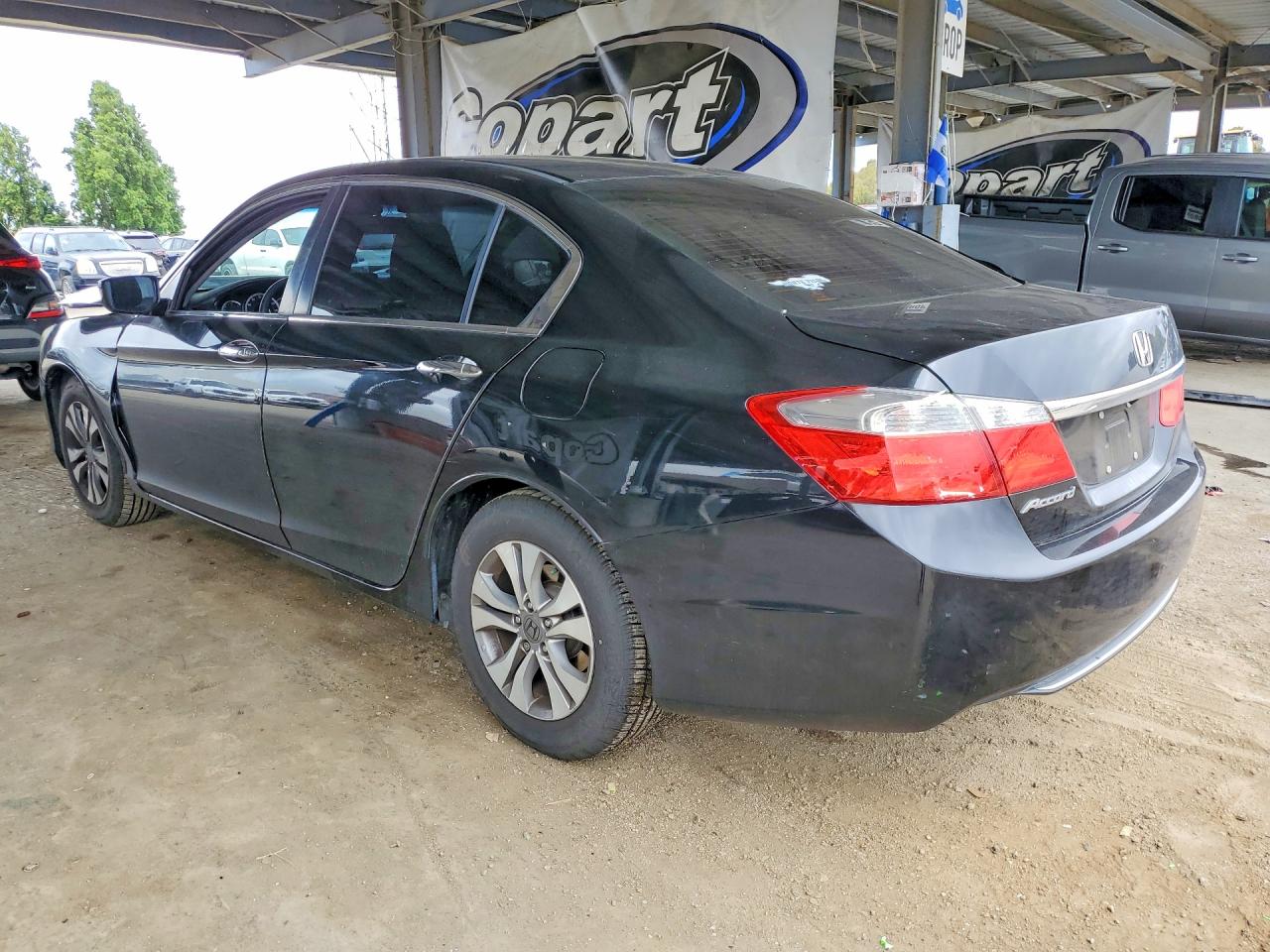 2015 Honda Accord Lx Black vin: 1HGCR2F37FA163815