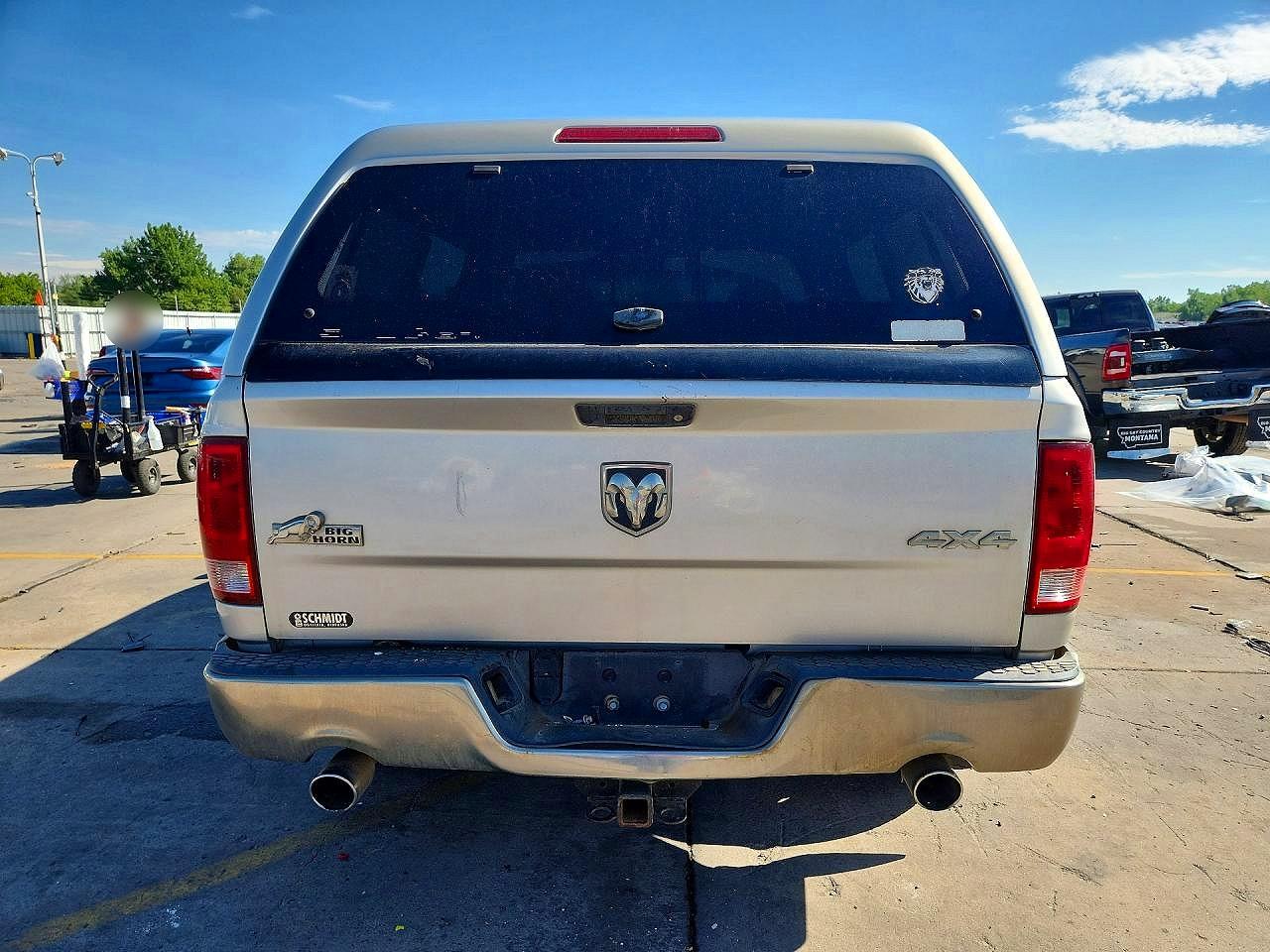 2012 Dodge Ram 1500 Slt Silver vin: 1C6RD7GTXCS153909