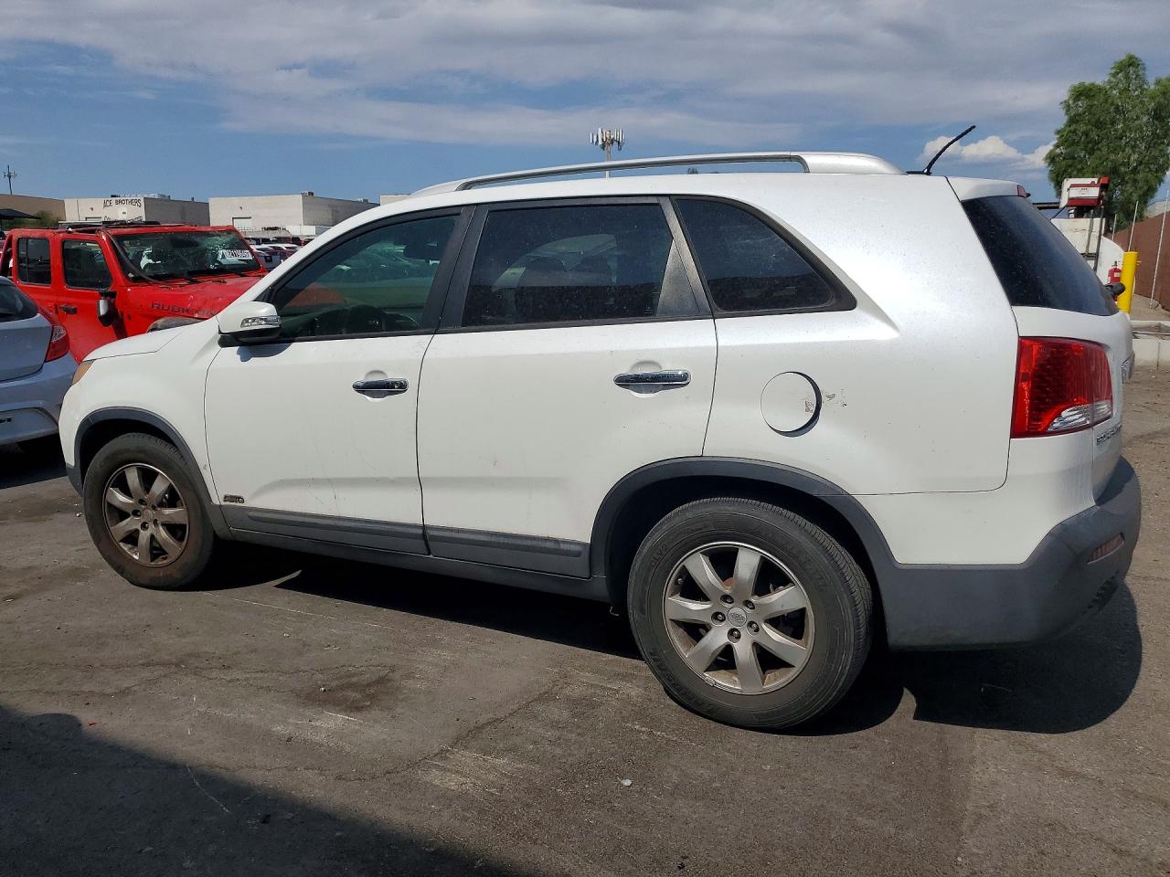 2011 Kia Sorento Lx Белый vin: 5XYKTDA22BG165021