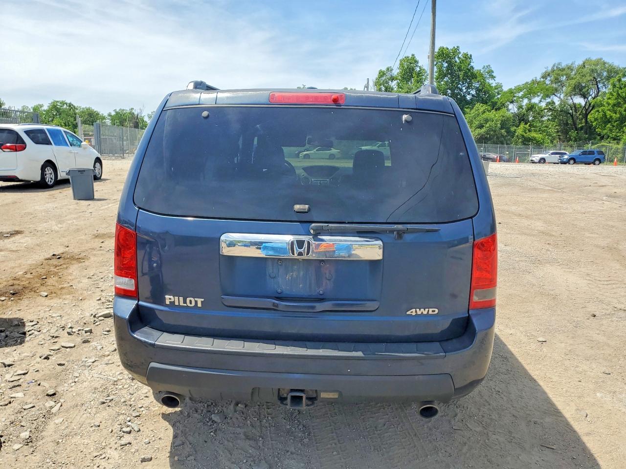 2010 Honda Pilot Exl Blue vin: 5FNYF4H66AB024274