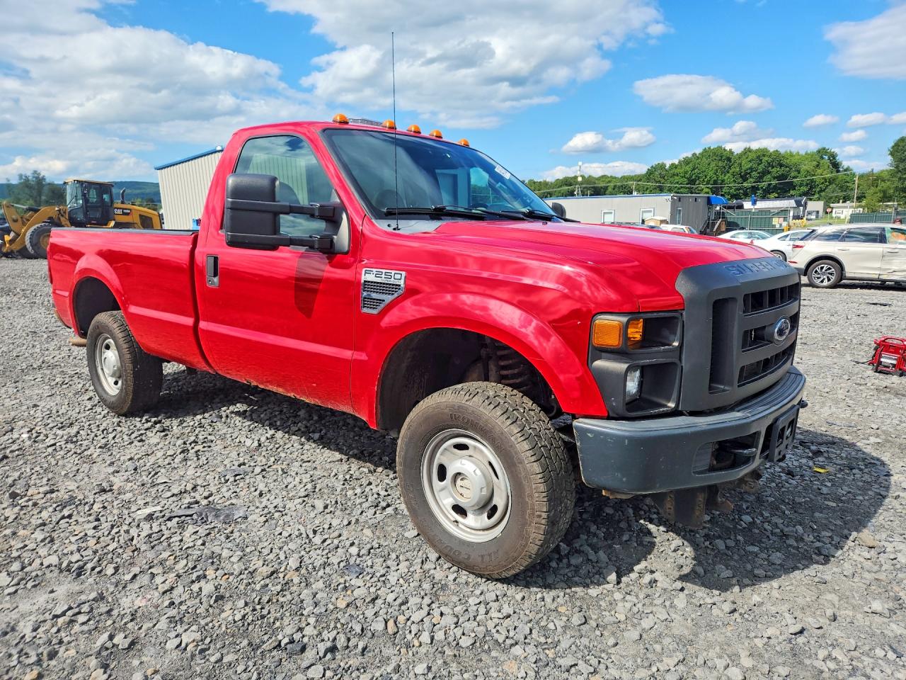 2010 Ford F250 Super Duty Red vin: 1FTNF2B53AEB35566
