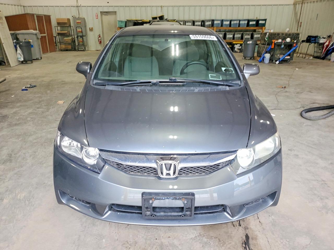 2011 Honda Civic Lx Gray vin: 2HGFA1E52BH516216