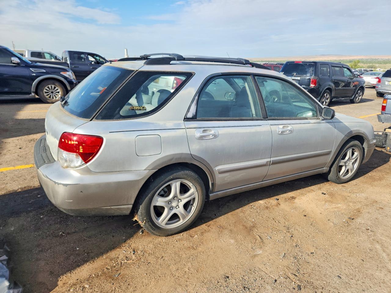 2004 Subaru Impreza Outback Sport Silver vin: JF1GG68564H813885