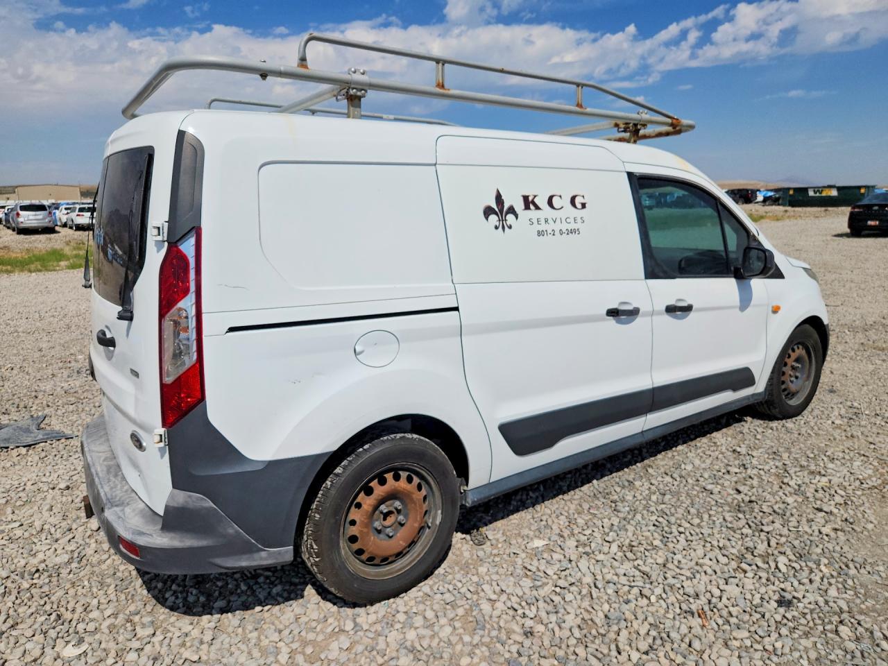 2015 Ford Transit Connect Xl White vin: NM0LS7EX1F1191000