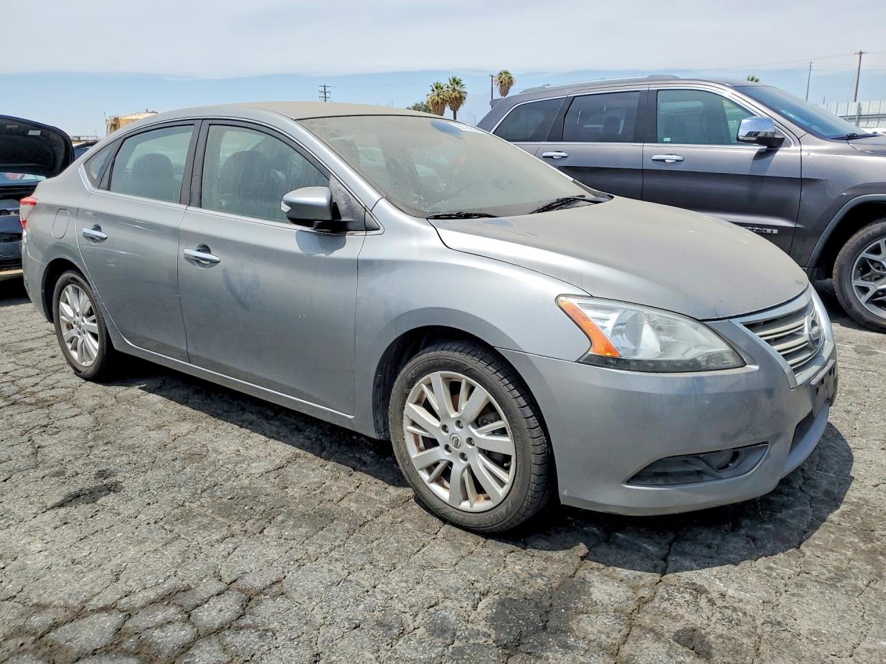 2013 Nissan Sentra S Gray vin: 3N1AB7AP0DL777194
