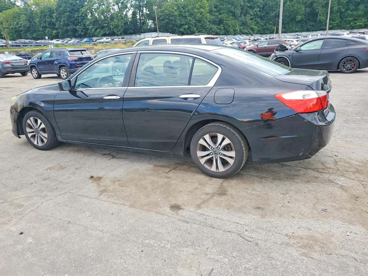 2013 Honda Accord Lx Black vin: 1HGCR2F35DA114125