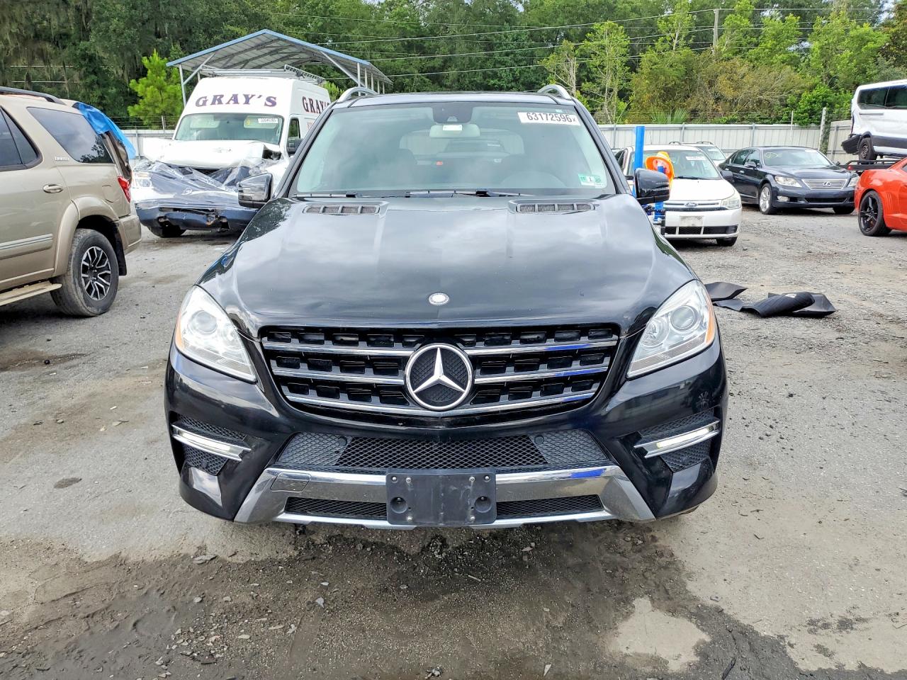 2015 Mercedes-benz Ml 400 4matic Black vin: 4JGDA5GB3FA546177