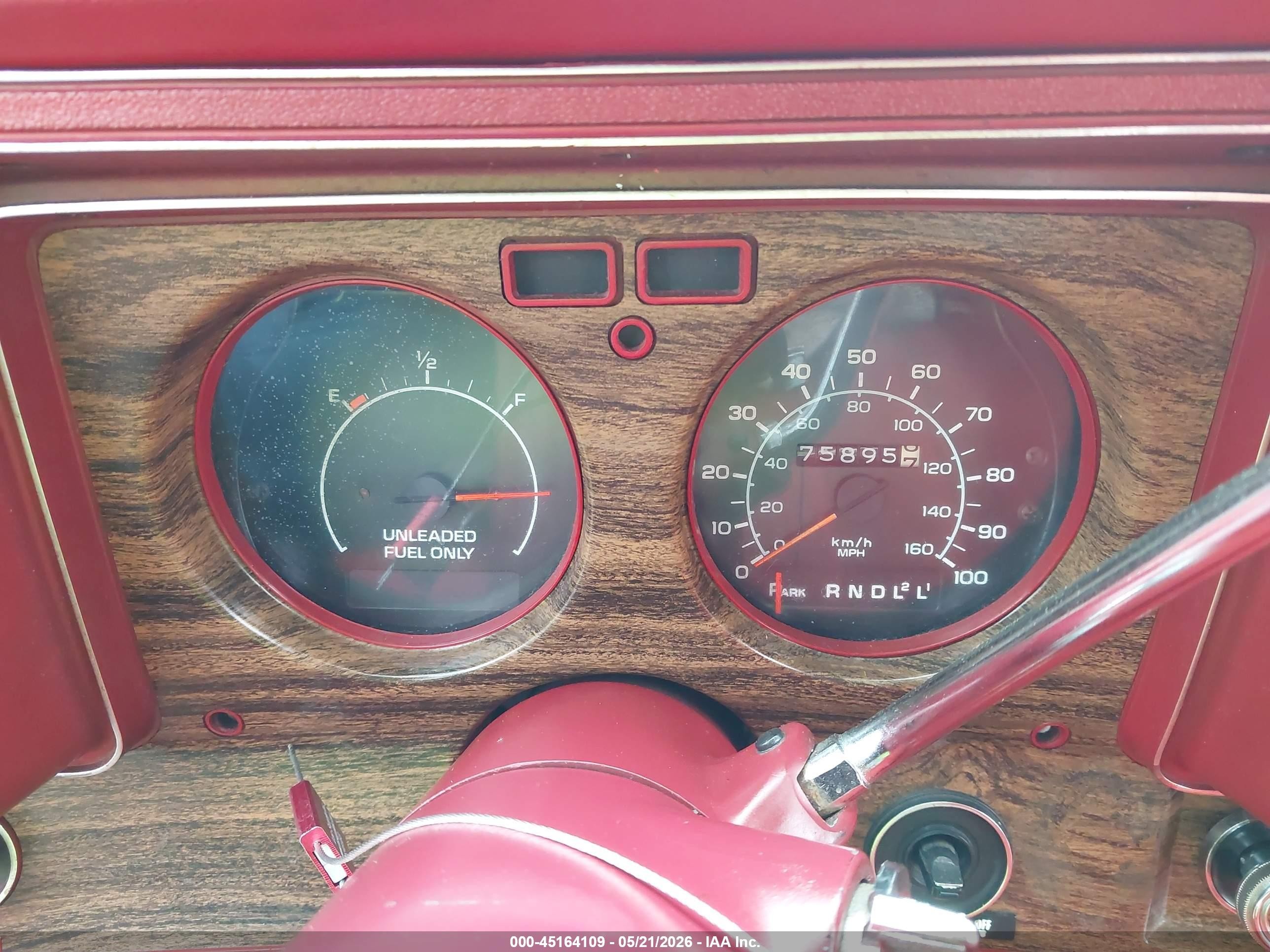 1977 Chevrolet Monte Carlo Red vin: 1H57U7R425596