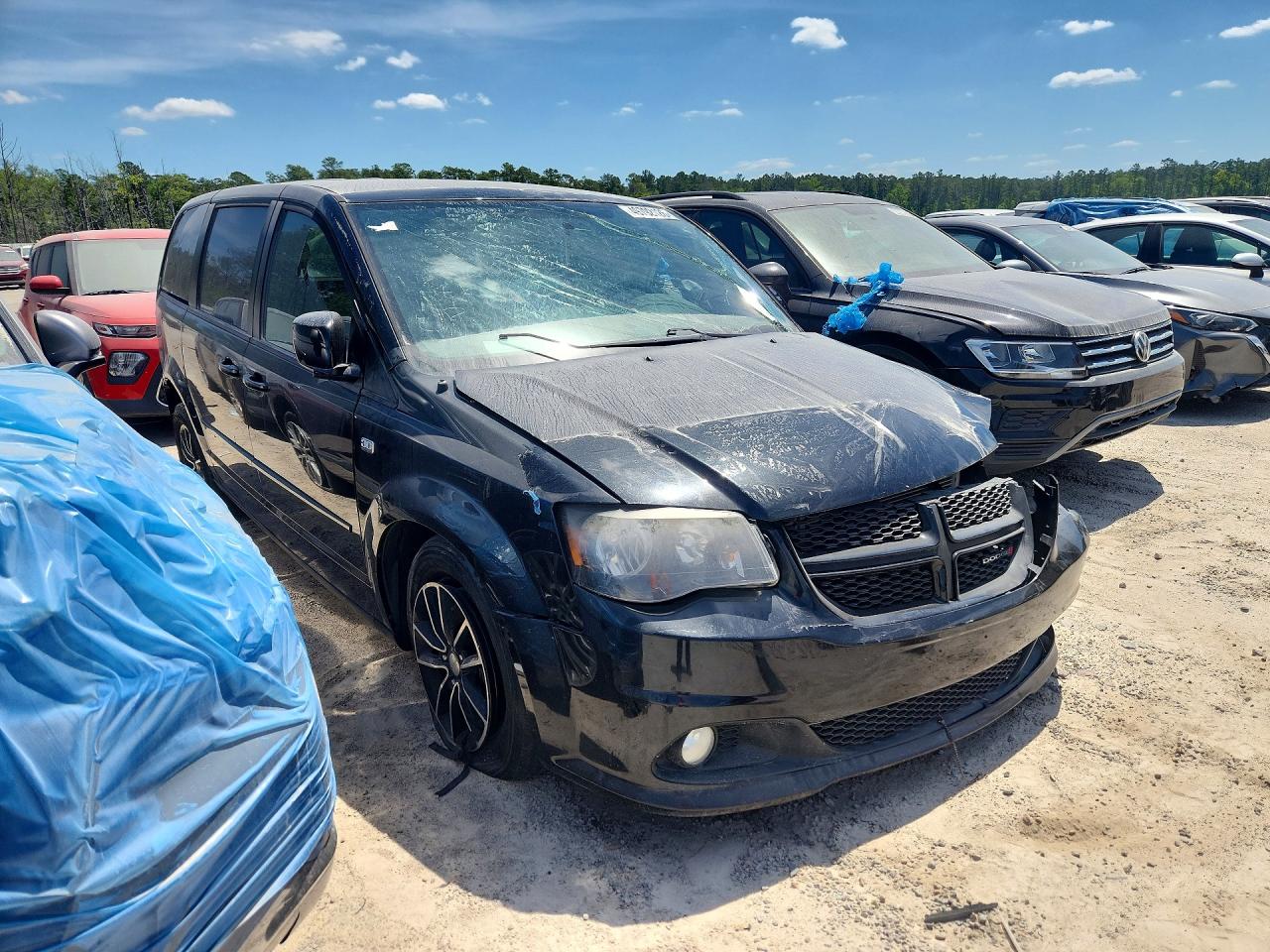 2014 Dodge Grand Caravan Sxt Black vin: 2C4RDGCG8ER411527
