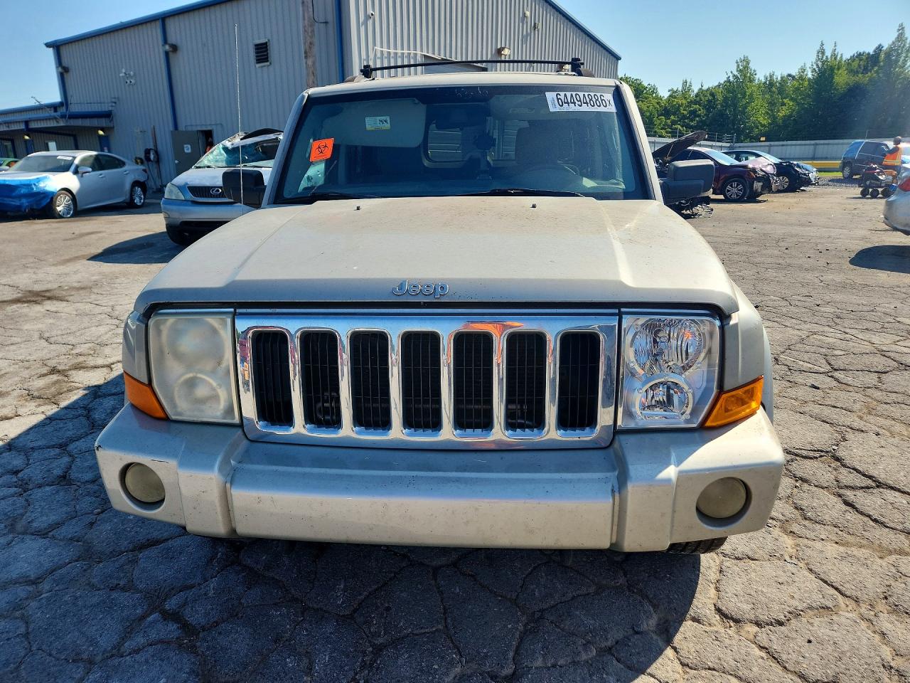 2007 Jeep Commander Бежевый vin: 1J8HH48P57C619571