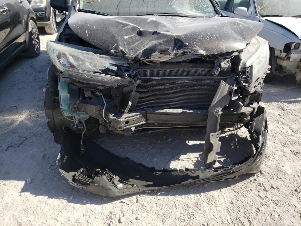 2016 Honda Cr-v Ex Черный vin: 2HKRM3H57GH551956