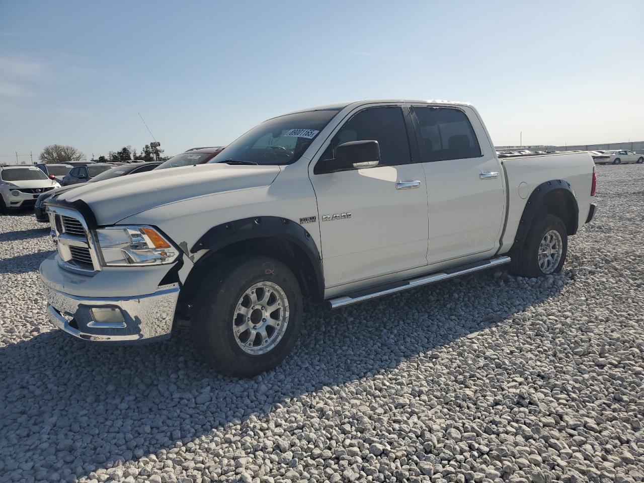 2009 Dodge Ram 1500 White vin: 1D3HV13T49S705067