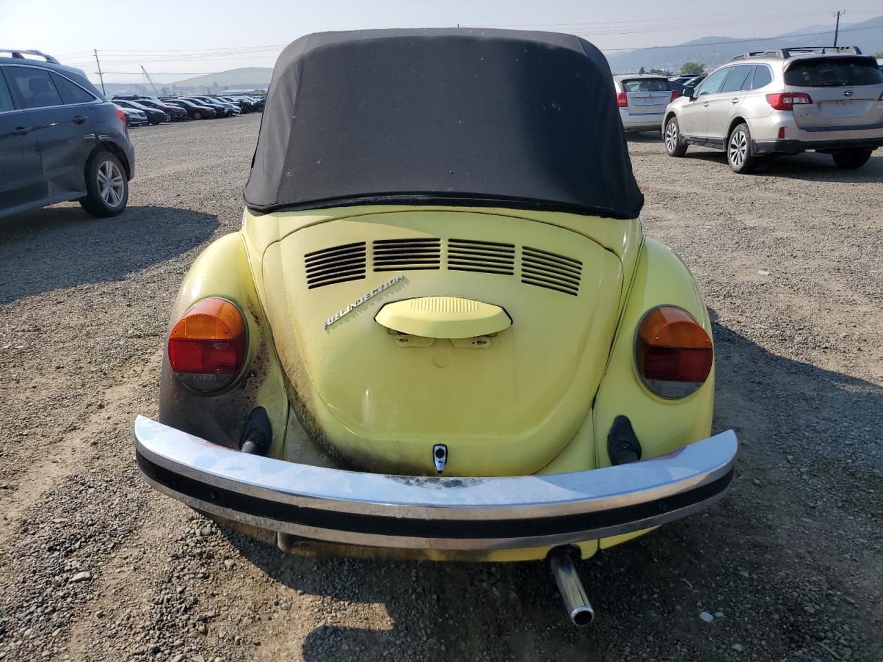1978 Volkswagen Beetle Yellow vin: 1582020185