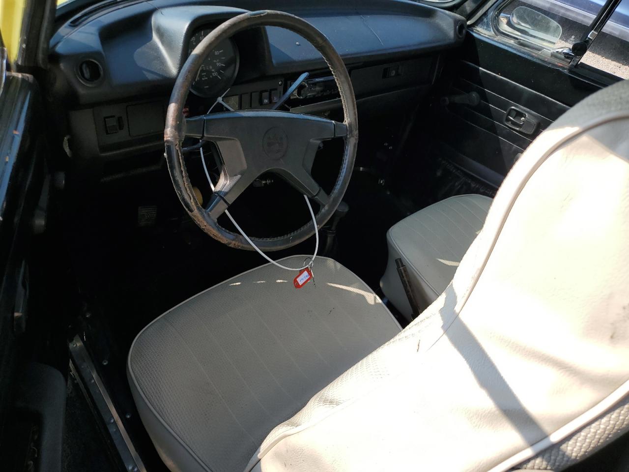 1978 Volkswagen Beetle Yellow vin: 1582020185