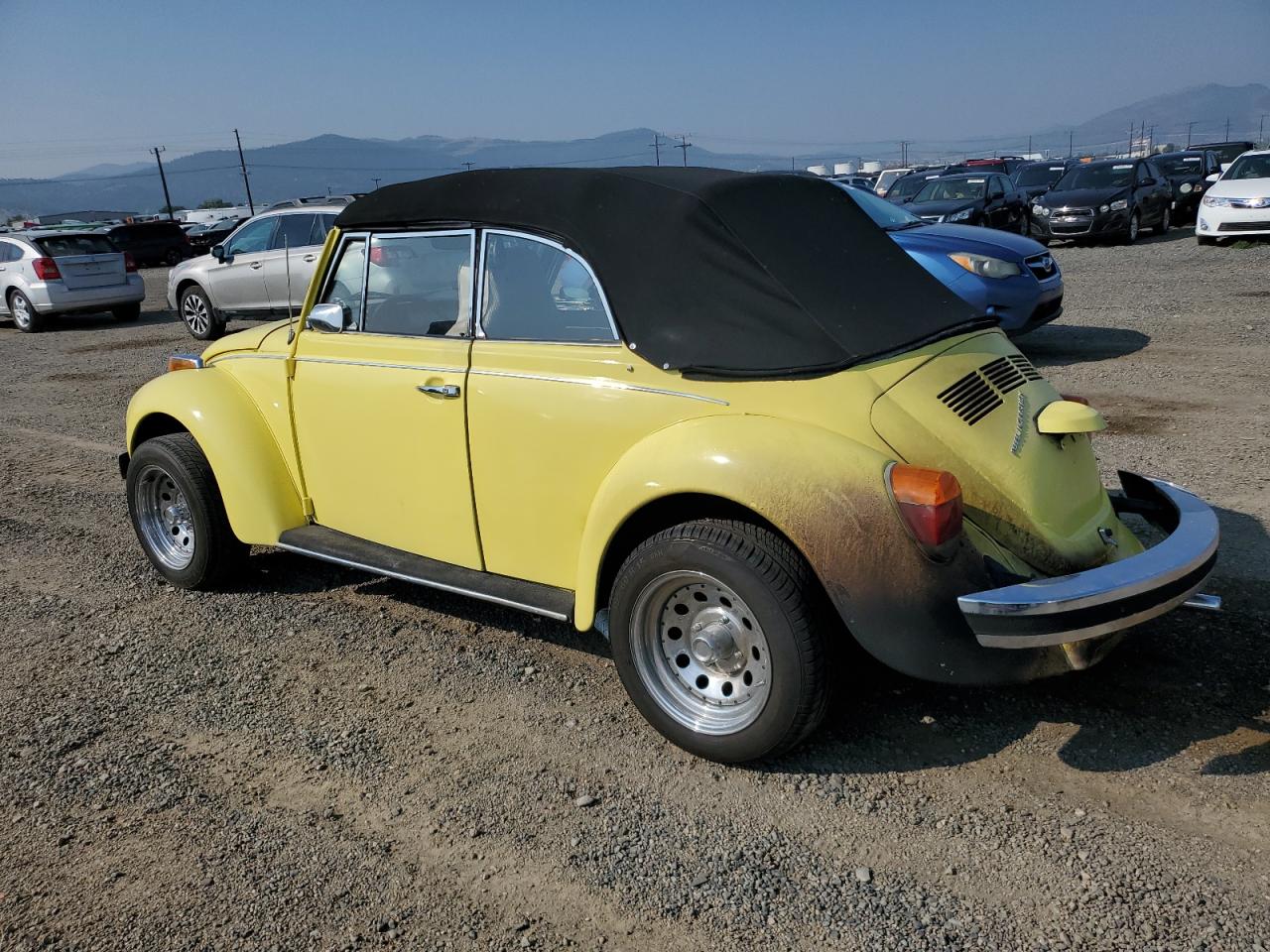 1978 Volkswagen Beetle Yellow vin: 1582020185