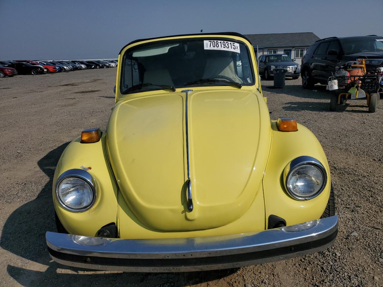 1978 Volkswagen Beetle Yellow vin: 1582020185