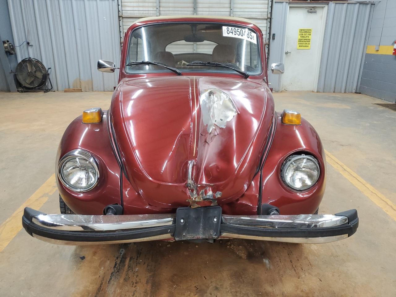 1978 Volkswagen Beetle Red vin: 1582027196