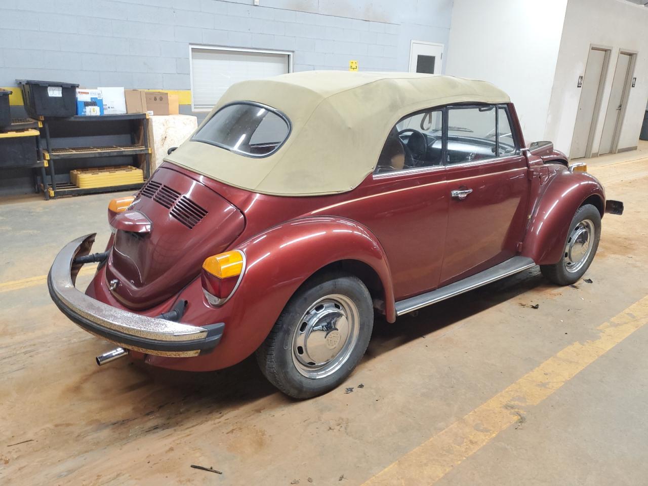 1978 Volkswagen Beetle Red vin: 1582027196