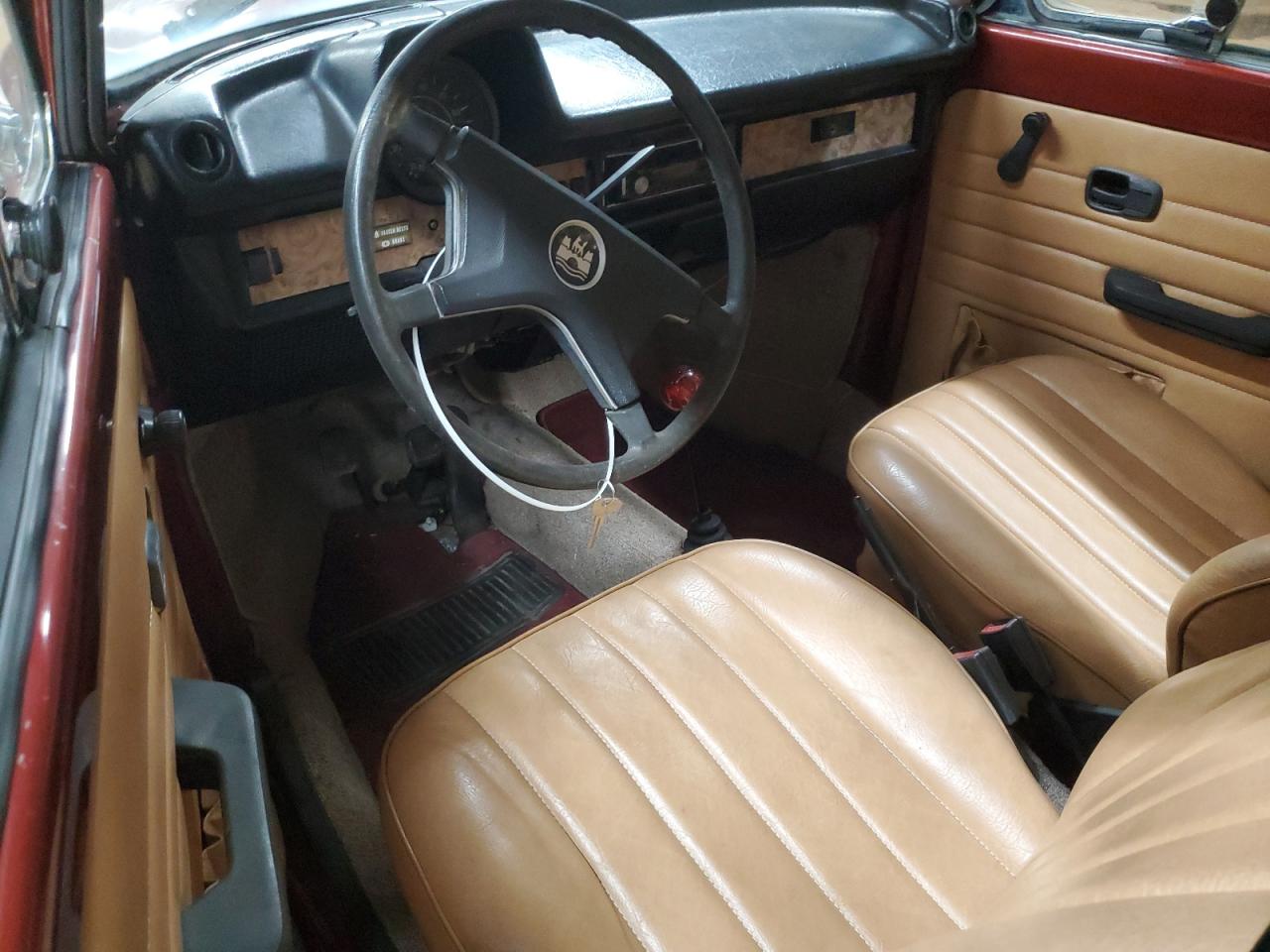 1978 Volkswagen Beetle Red vin: 1582027196
