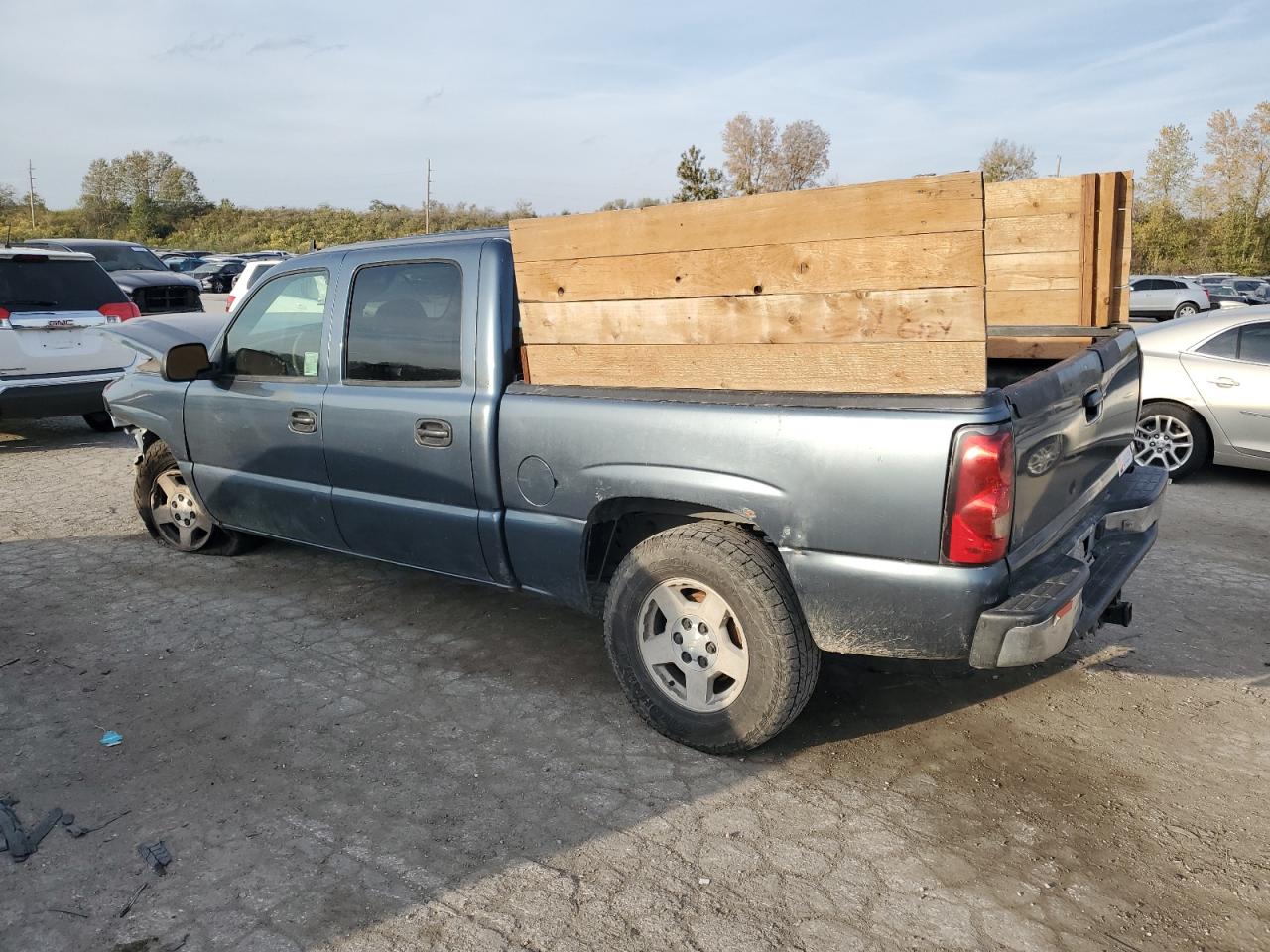 2006 Chevrolet Silverado C1500 Blue vin: 2GCEC13Z861260964