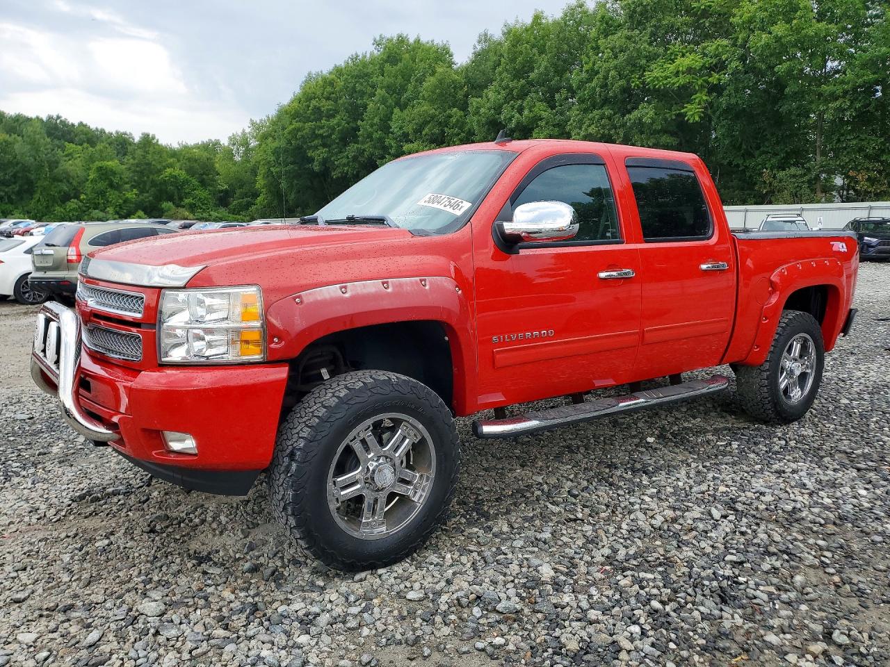 2012 Chevrolet Silverado K1500 Lt Red vin: 3GCPKSE70CG226873