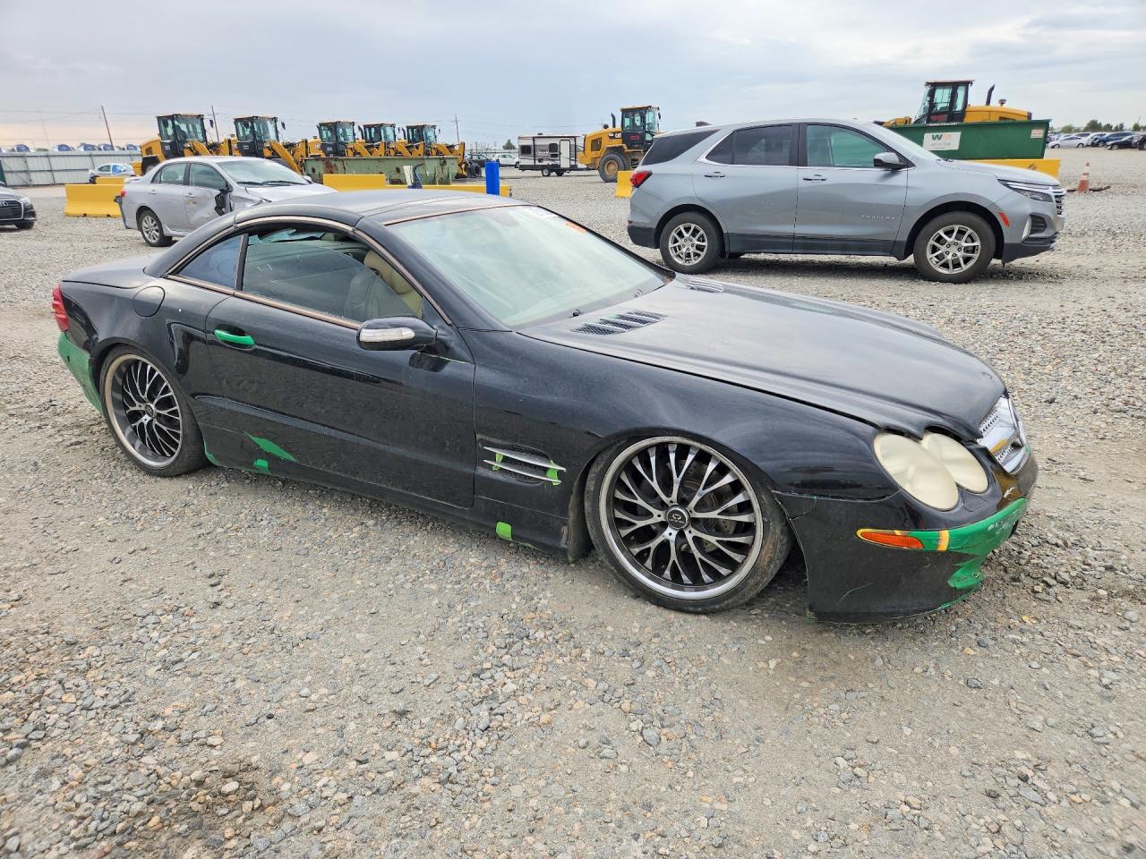 2006 Mercedes-benz Sl 500 Black vin: WDBSK75F06F109541