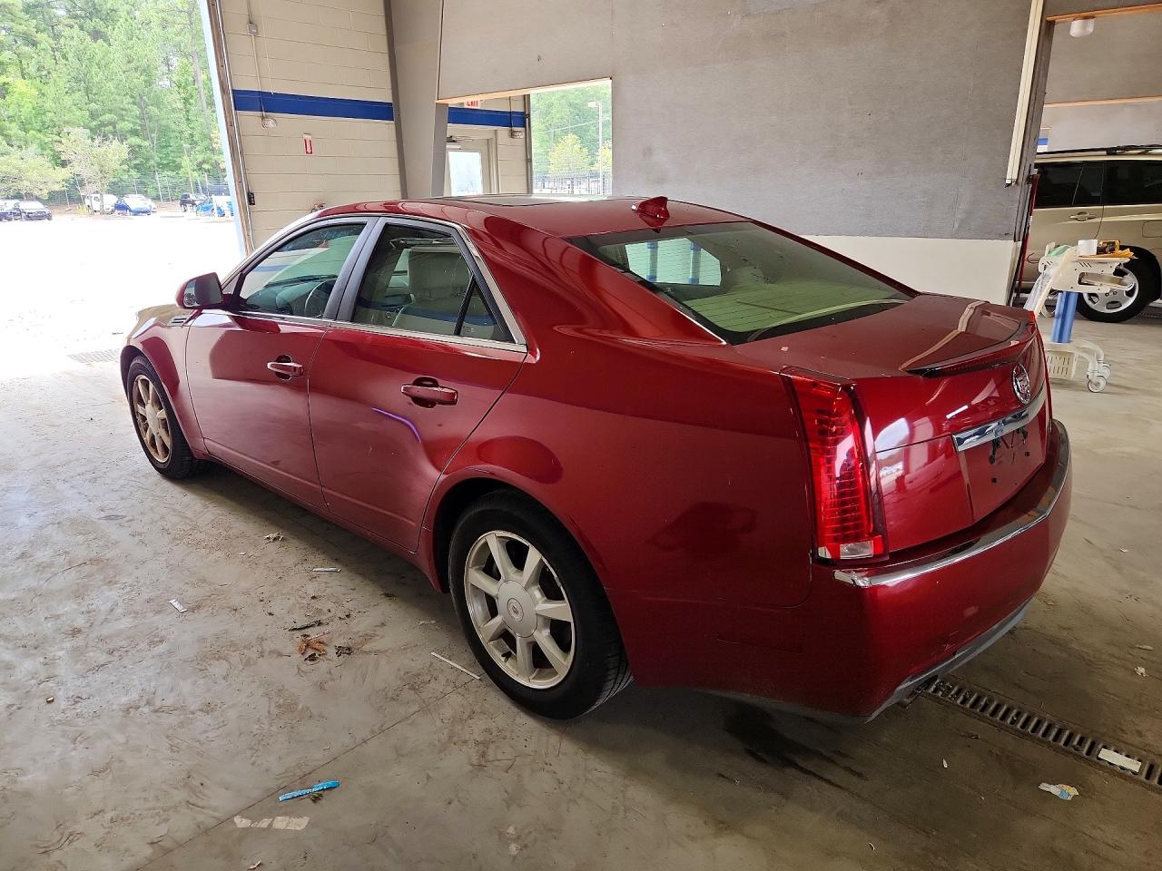 2009 Cadillac Cts Red vin: 1G6DF577690141378