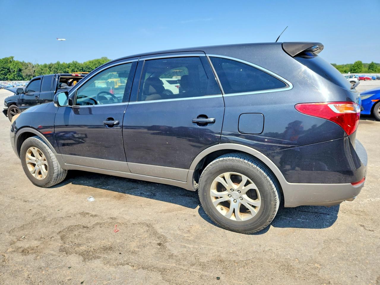 2008 Hyundai Veracruz Gls Синий vin: KM8NU73C28U040489