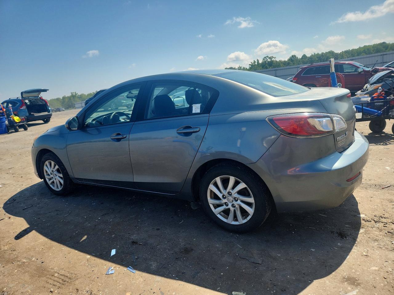2012 Mazda 3 I Green vin: JM1BL1V71C1647212