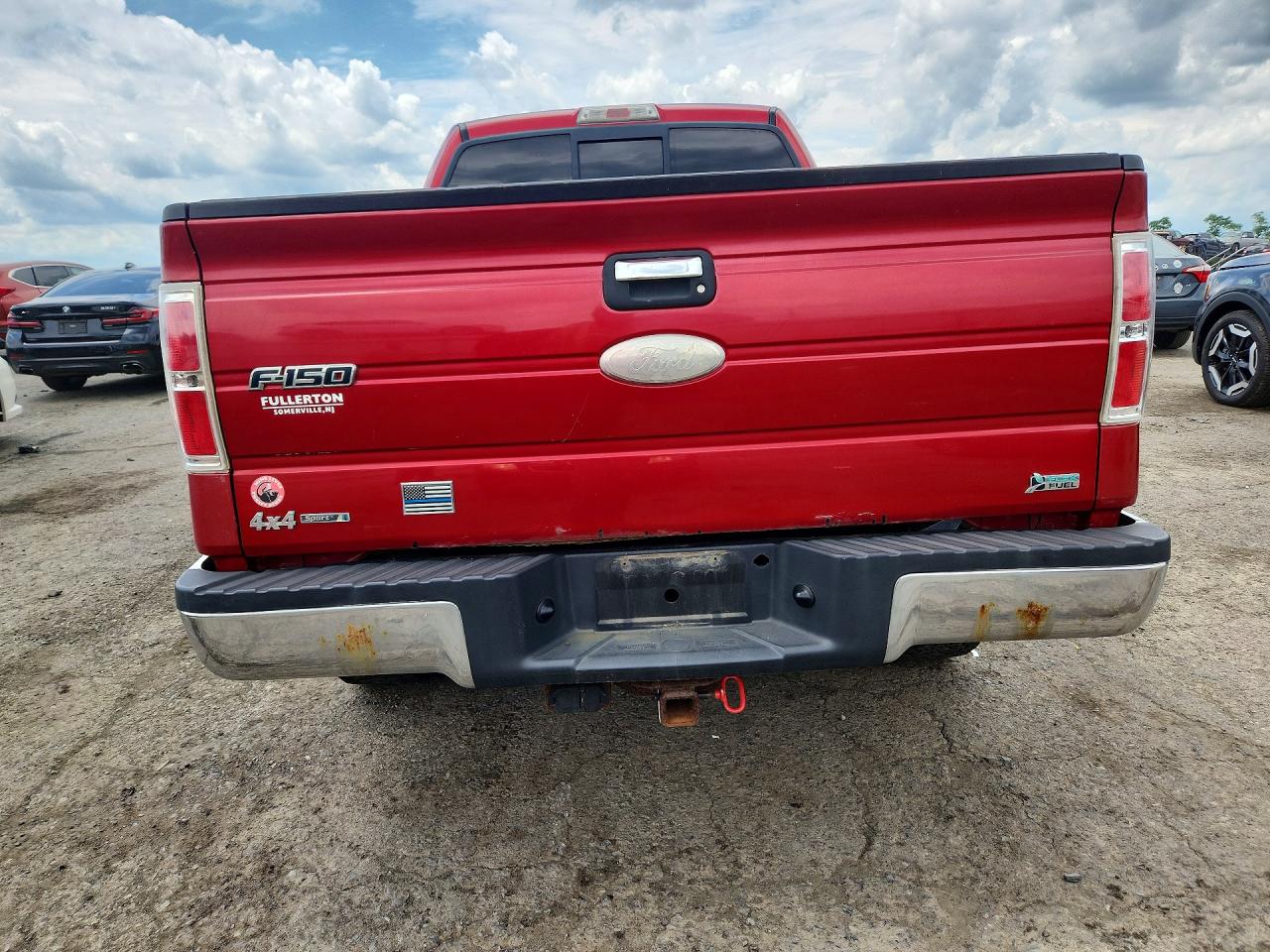 2010 Ford F150 Super Cab Red vin: 1FTFX1EV2AFA60182