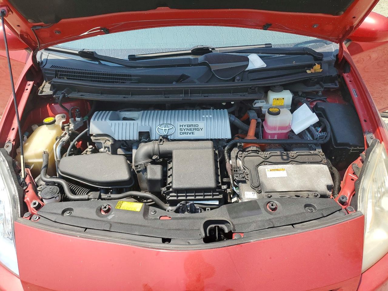 2010 Toyota Prius Ii Красный vin: JTDKN3DU3A0197871