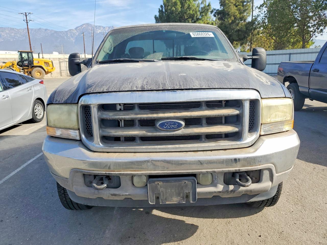 2002 Ford F250 Super Duty Blue vin: 1FTNX21L52EA85056
